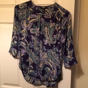 Paisley Print Top
